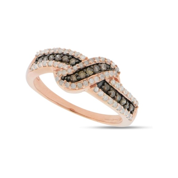 Chocolate Diamond Wedding Band - Picture 3 of 7